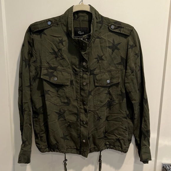 RAILS | COLLINS JACKET | SAGE with BLACK STAR | size small - Picture 13 of 15